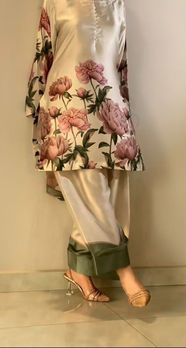 Shamooz Silk 3 Piece Unstitched Suit - Digital Printed Silk ART-05